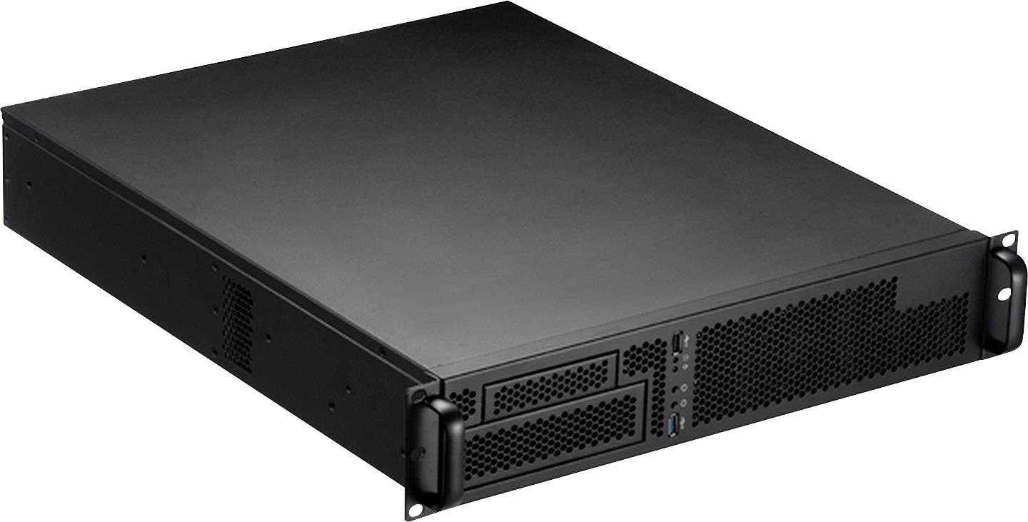 RealPower 82708 19 inch 3 x 19 sever cabinet 2 U Black