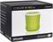 A green, cylindrical Bluetooth speaker box by Terratec, model 'CONCERT BT NEO XS', in a black packaging.