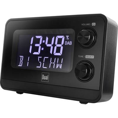 Dual DAB CR 10 Radio alarm clock DAB+, FM DAB+, FM   Black