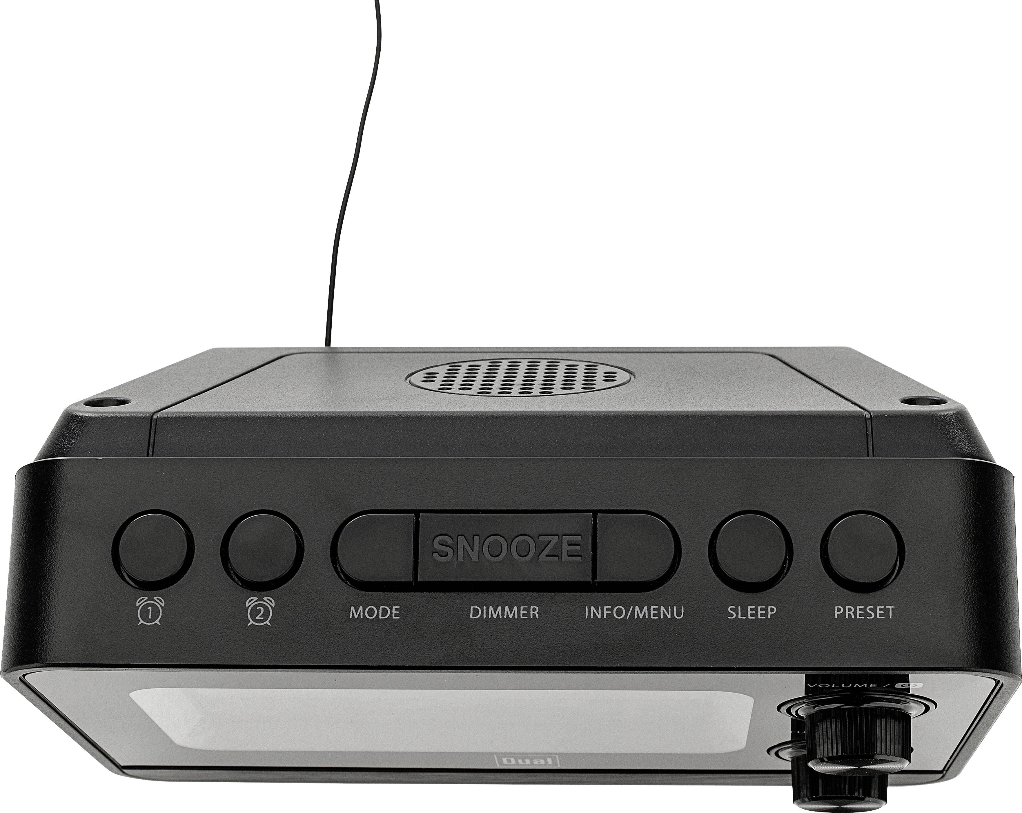 Dual DAB CR 10 Radio alarm clock DAB+, FM DAB+, FM Black