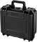 A robust, black protective case with handle and locks, suitable for the secure transportation of delicate equipment.