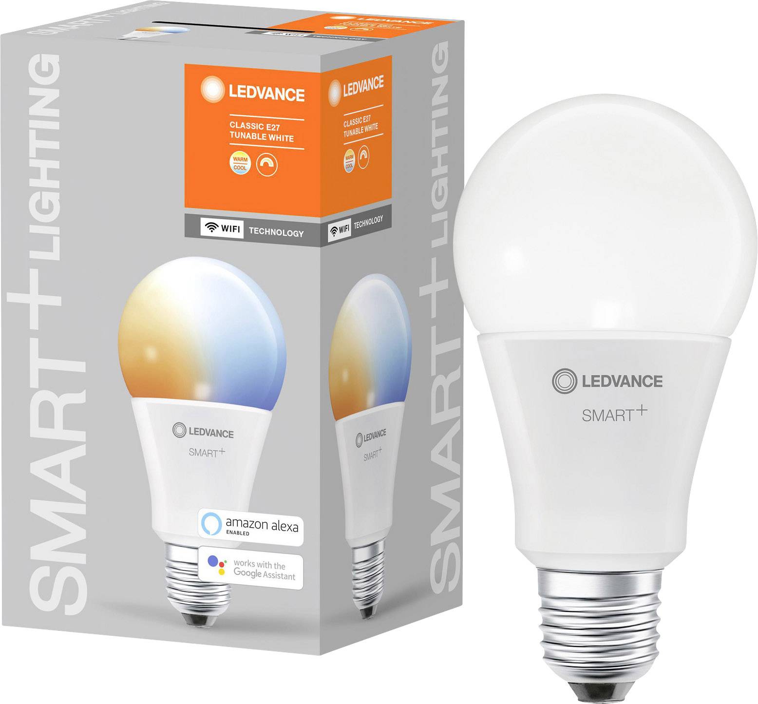 LEDVANCE SMART+ EEC: F (A - G) SMART+ WiFi Classic Tunable White 100 14 W/2700K E27 E-27 14 W Cool white, Natural white,-2