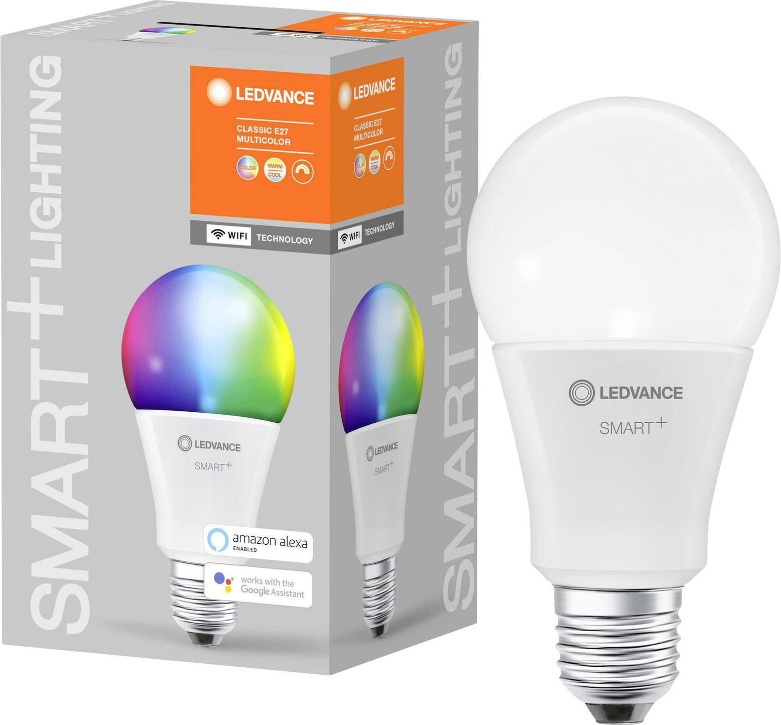 LEDVANCE SMART+ EEC: F (A - G) SMART+ WiFi Classic Multicolour 100 14 W/2700K E27 E-27 14 W RGBW-1