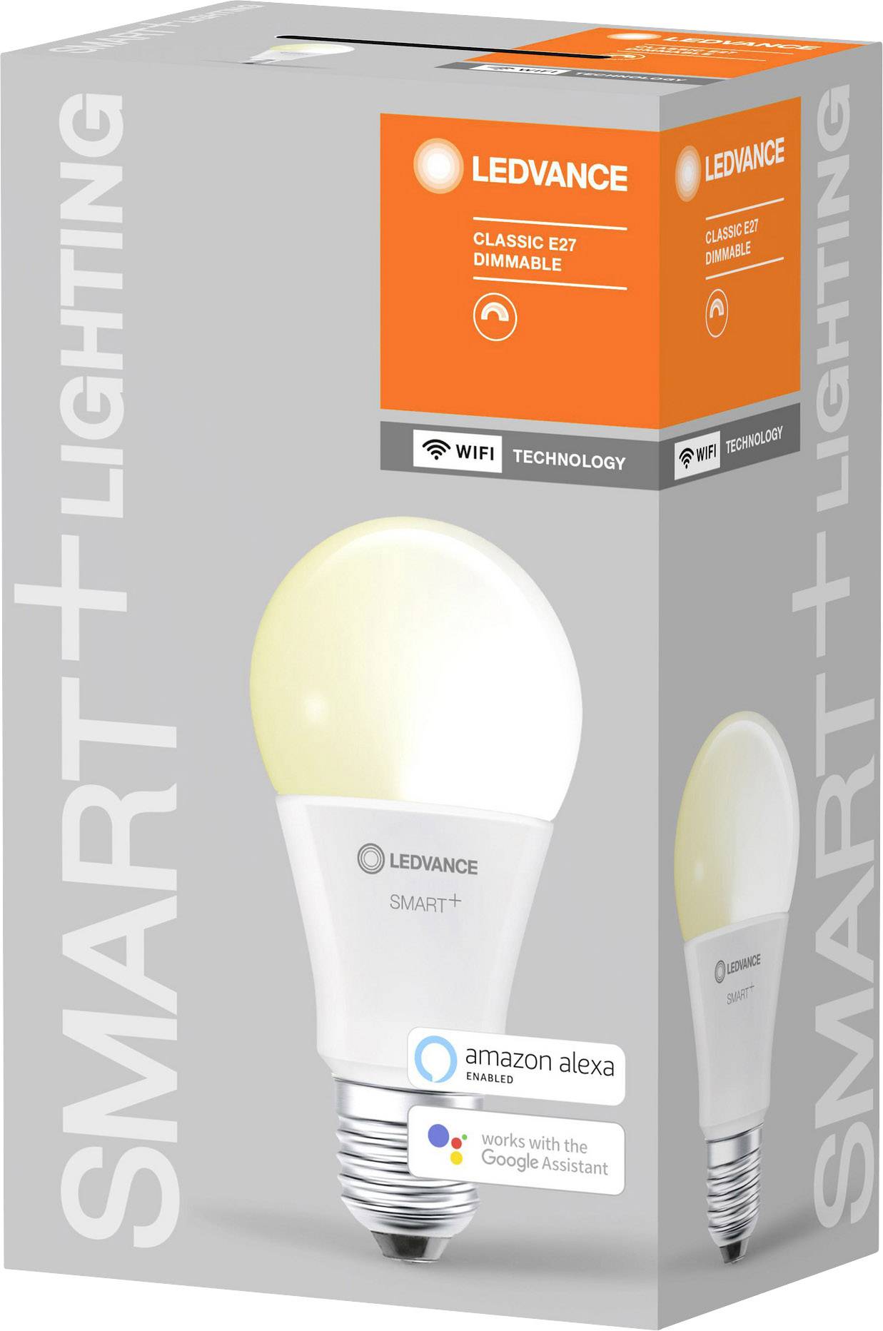 LEDVANCE SMART+ EEC: F (A - G) SMART+ WiFi Classic Dimmable 60 9 W/2700K E27 E-27 9 W Warm white-2