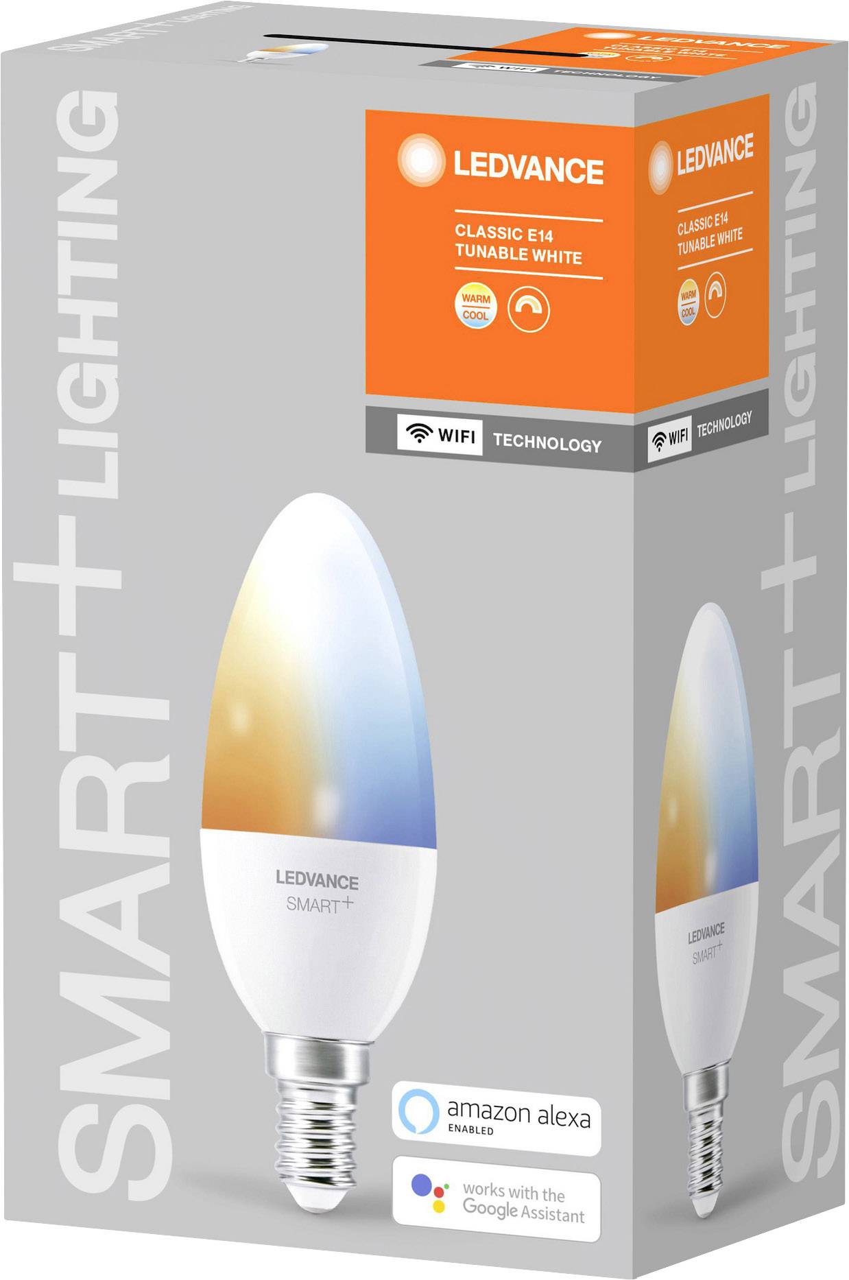 LEDVANCE SMART+ EEC: F (A - G) SMART+ WiFi Candle Tunable White 40 5 W/2700K E14 E14 Cool white, Natural white, Warm whi-1