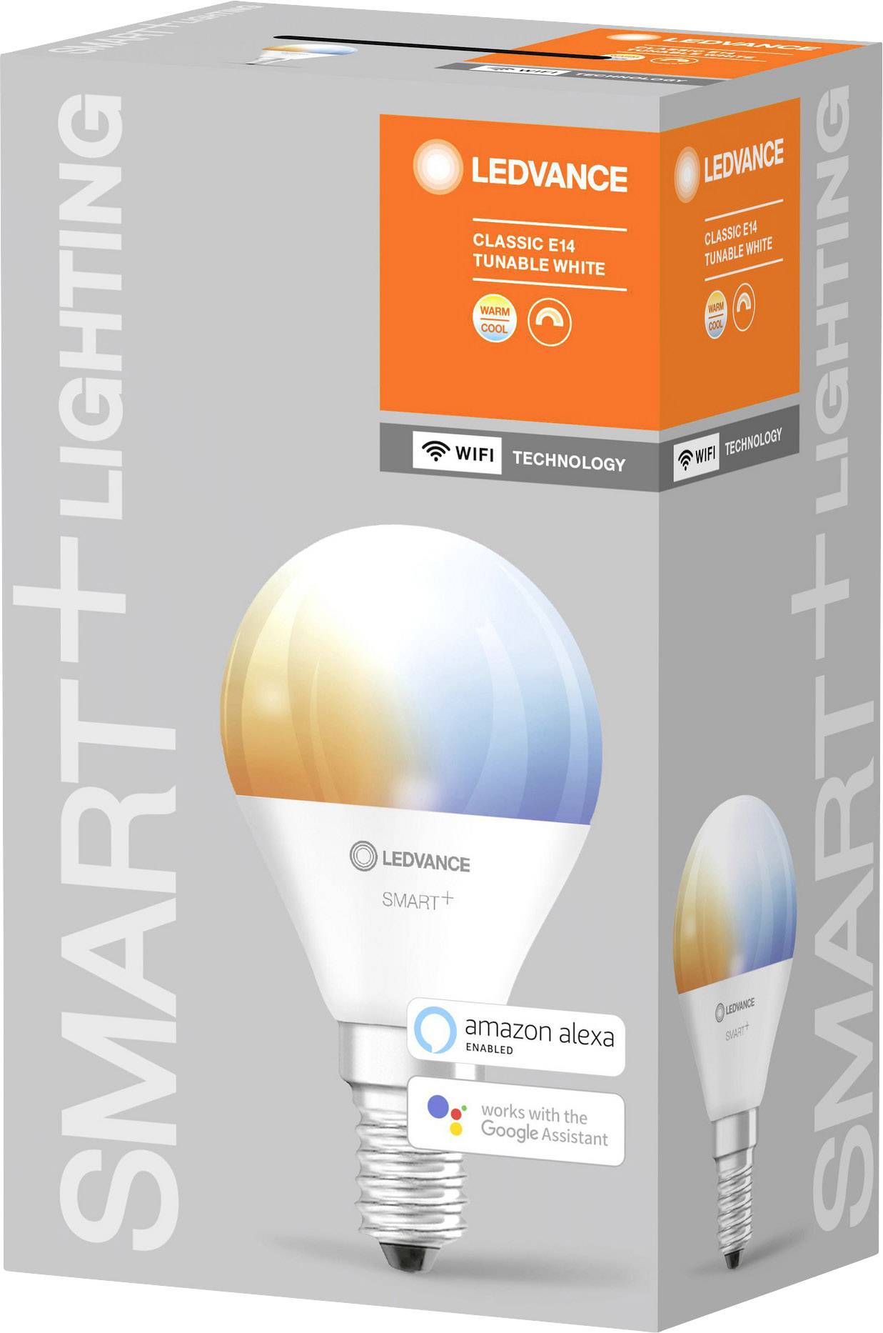 LEDVANCE SMART+ EEC: F (A - G) SMART+ WiFi Mini Bulb Tunable White 40 5 W/2700K E14 E14 5.0000000000000 W Warm white, Na-2