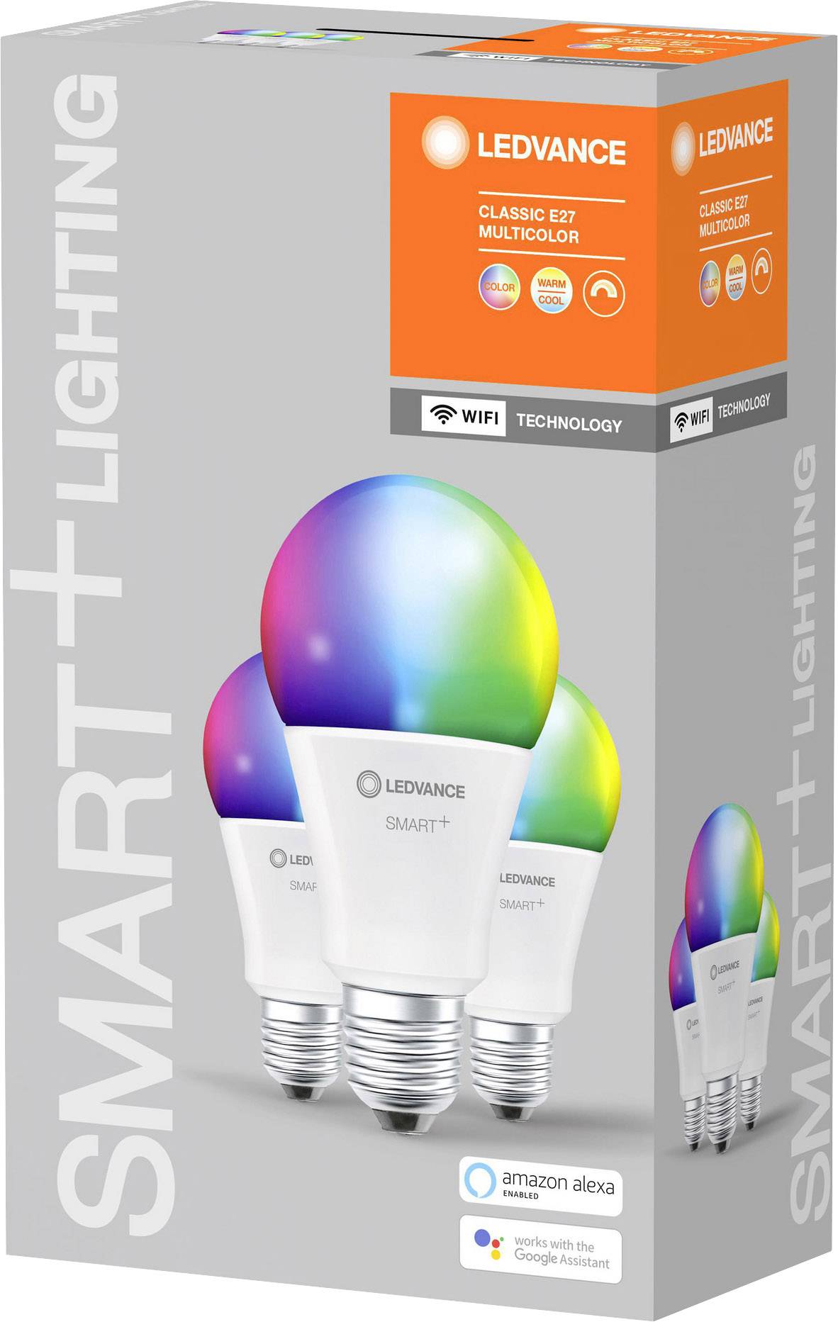 LEDVANCE SMART+ EEC: F (A - G) SMART+ WiFi Classic Multicolour 100 14 W/2700K E27 E-27 14 W RGBW-1