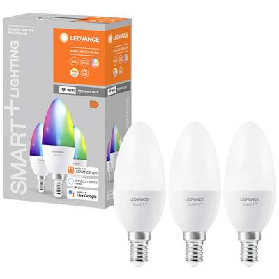 LEDVANCE SMART+ EEC: F (A - G) SMART+ WiFi Candle Multicolour 40 5 W/2700K E14 E14 RGBW-1