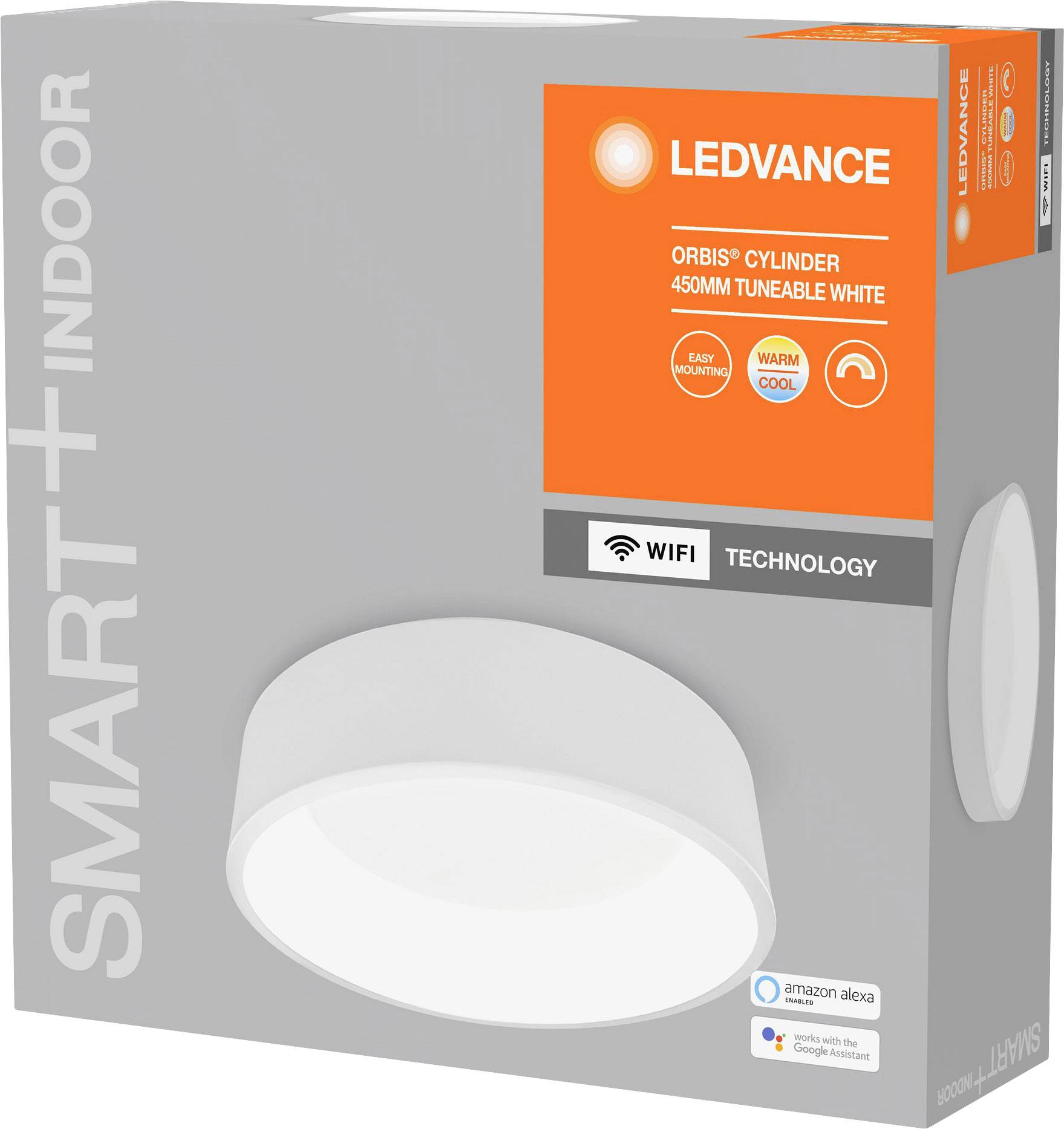 LEDVANCE 4058075486560 SMART+ TUNABLE WHITE Cylinder 450 WT LED ceiling light LED (monochrome) LED 24 W White-2