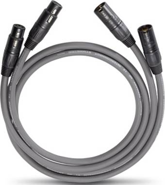 Oehlbach NF 14 Master X XLR Cable [1x XLR plug – 1x XLR socket] 0.50 m Anthracite