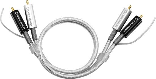 Oehlbach D1C2603 RCA Audio/phono Cable [2x RCA plug (phono) - 1x RCA plug (phono)] 2.00 m Silver-1