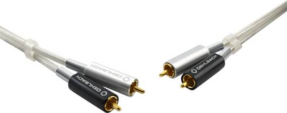 Oehlbach D1C2603 RCA Audio/phono Cable [2x RCA plug (phono) - 1x RCA plug (phono)] 2.00 m Silver-2
