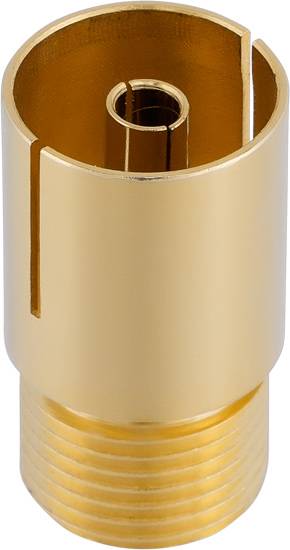 Oehlbach D1C62006 Coax connector gold-plated Connections: IEC coax socket 1 pc(s)-1
