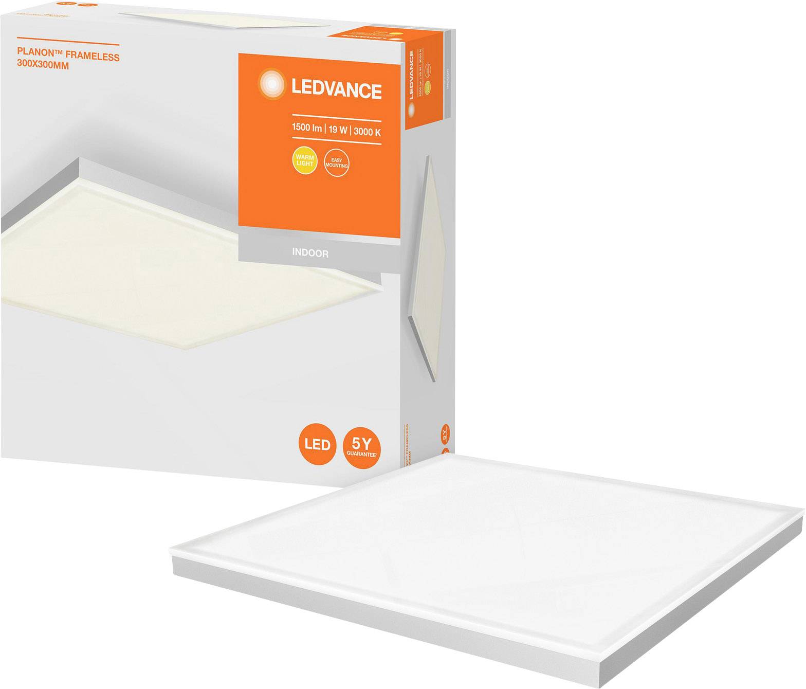 LEDVANCE Planon 4058075470675 LED panel 19 W Warm white White-4