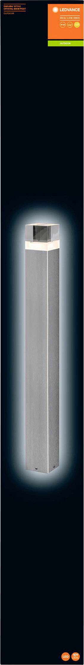 LEDVANCE 4058075474239 Endura Style Cube 80 LED outdoor free standing light LED (monochrome) LED 4.50 W Stainless steel -3