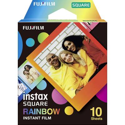 Image of Fujifilm Instax SQUARE RAINBOW WW 1 Instax film Coloured