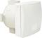 White ventilation unit with rectangular housing and circular air outlet, suitable for wall mounting in residential or commercial spaces.