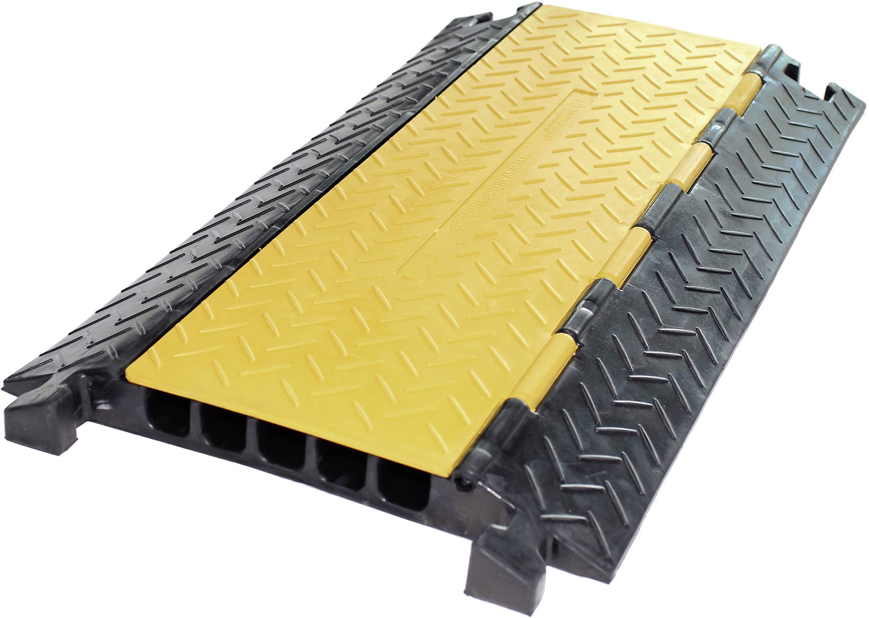Walther Werke Cable bridge Rubber Black, Yellow No. of channels: 5 800 mm Content: 1 pc(s)