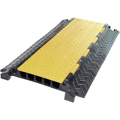 Walther Werke Cable bridge 39870050 Rubber Black, Yellow No. of channels: 5 800 mm Content: 0.8 m
