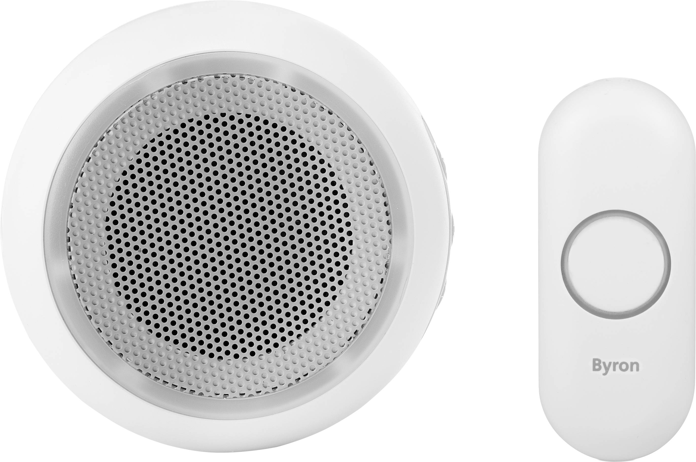Byron DBY-23511 Wireless door bell Complete set incl. USB connection-2
