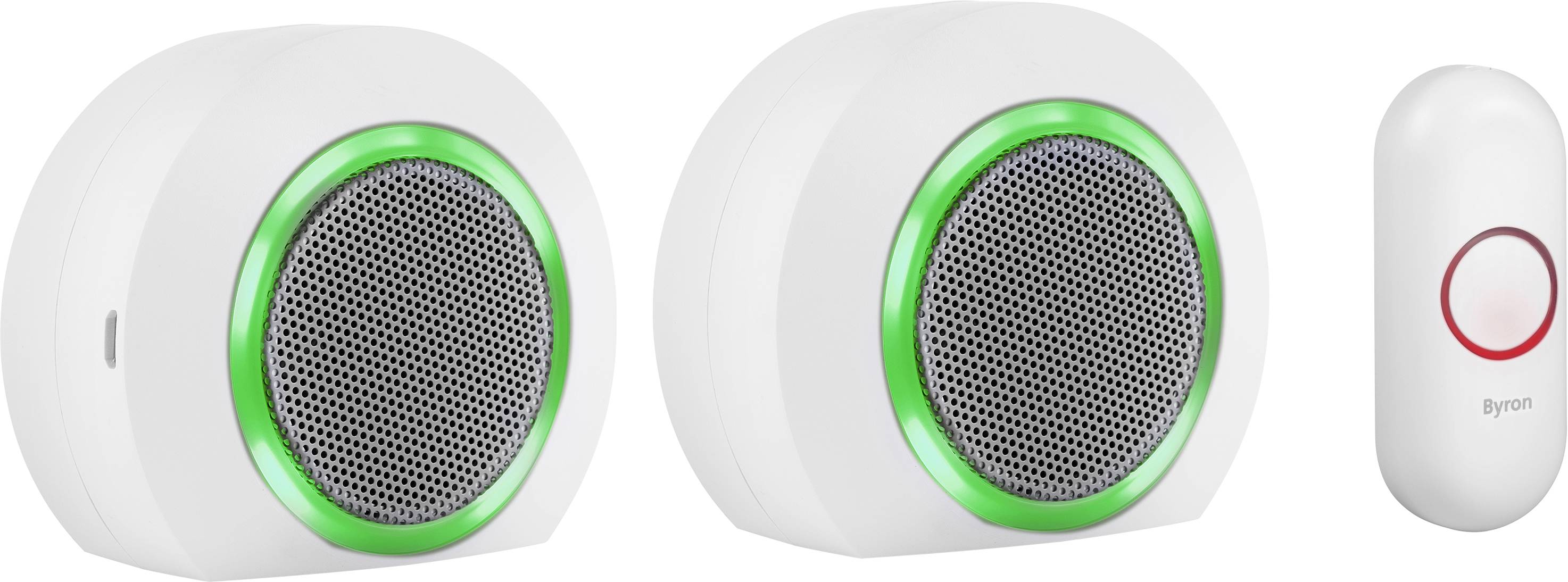 Image of Byron DBY-23524 Wireless door bell Complete set incl. USB connection