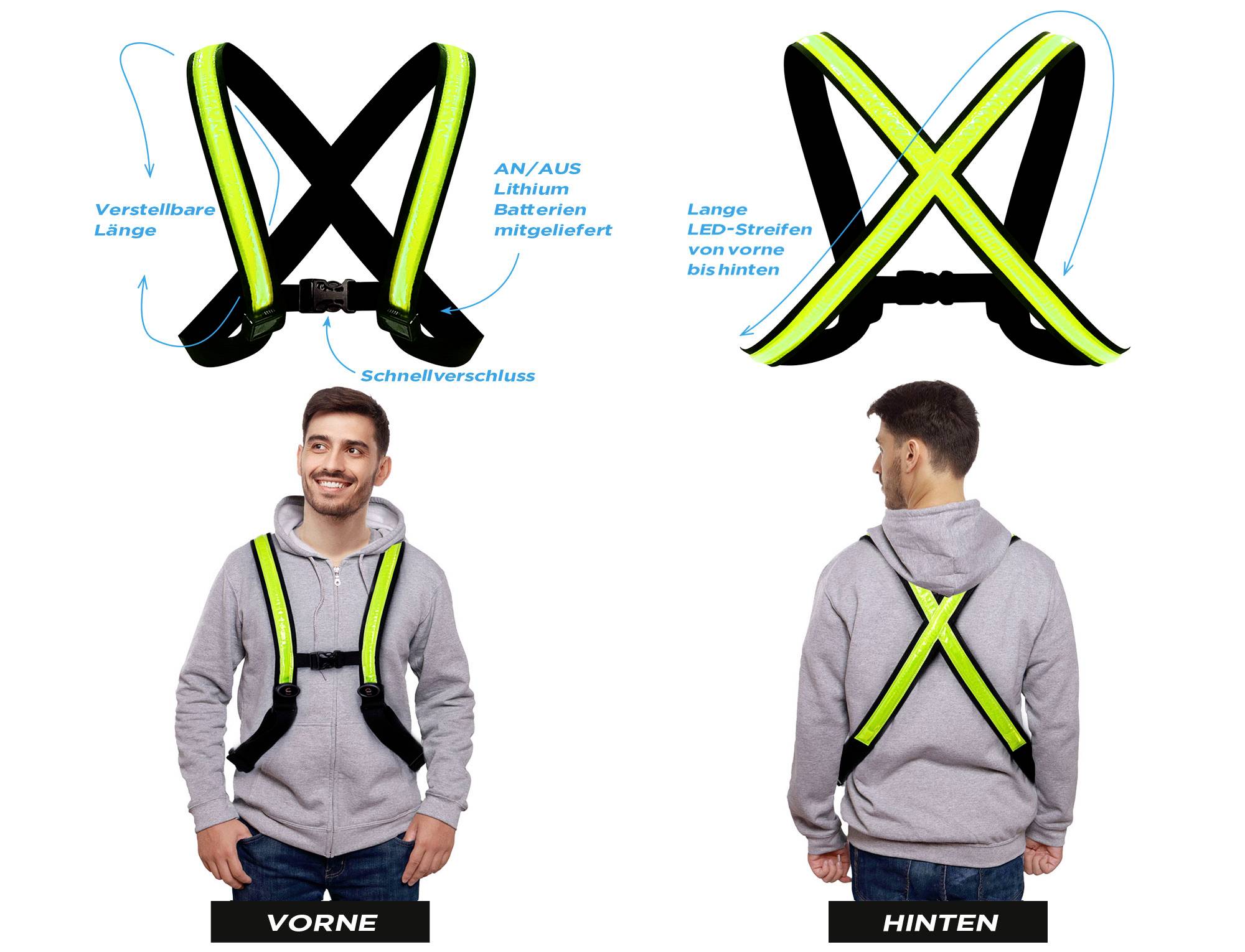 Easypix StreetGlow LED (monochrome) Light with neck strap-8