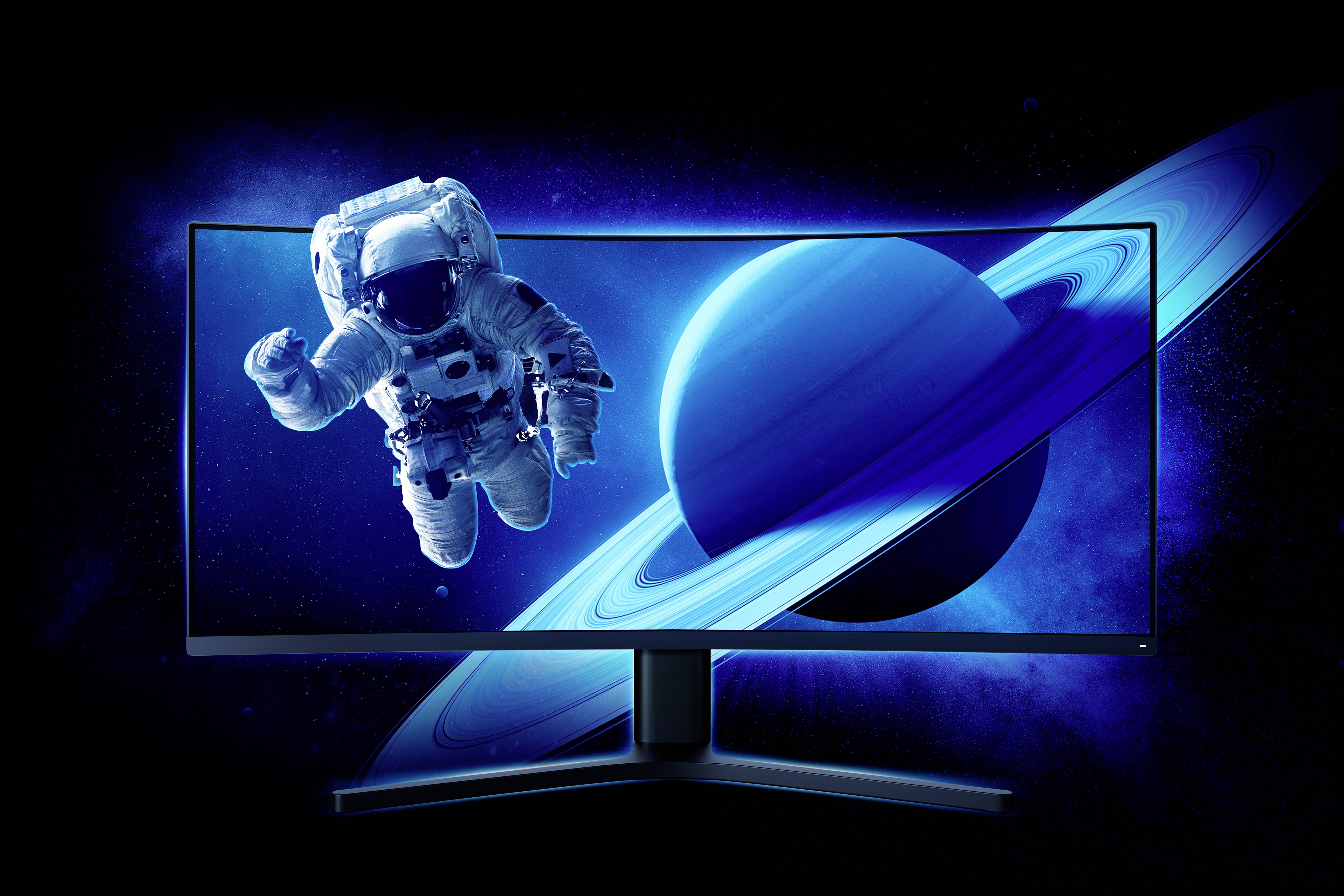 Xiaomi XM700001 Gaming screen EEC F (A - G) 86.4 cm (34 inch) 3440 x 1440 p 21:9 4 ms HDMI™, DisplayPort, Audio 2.0 (3.5-1