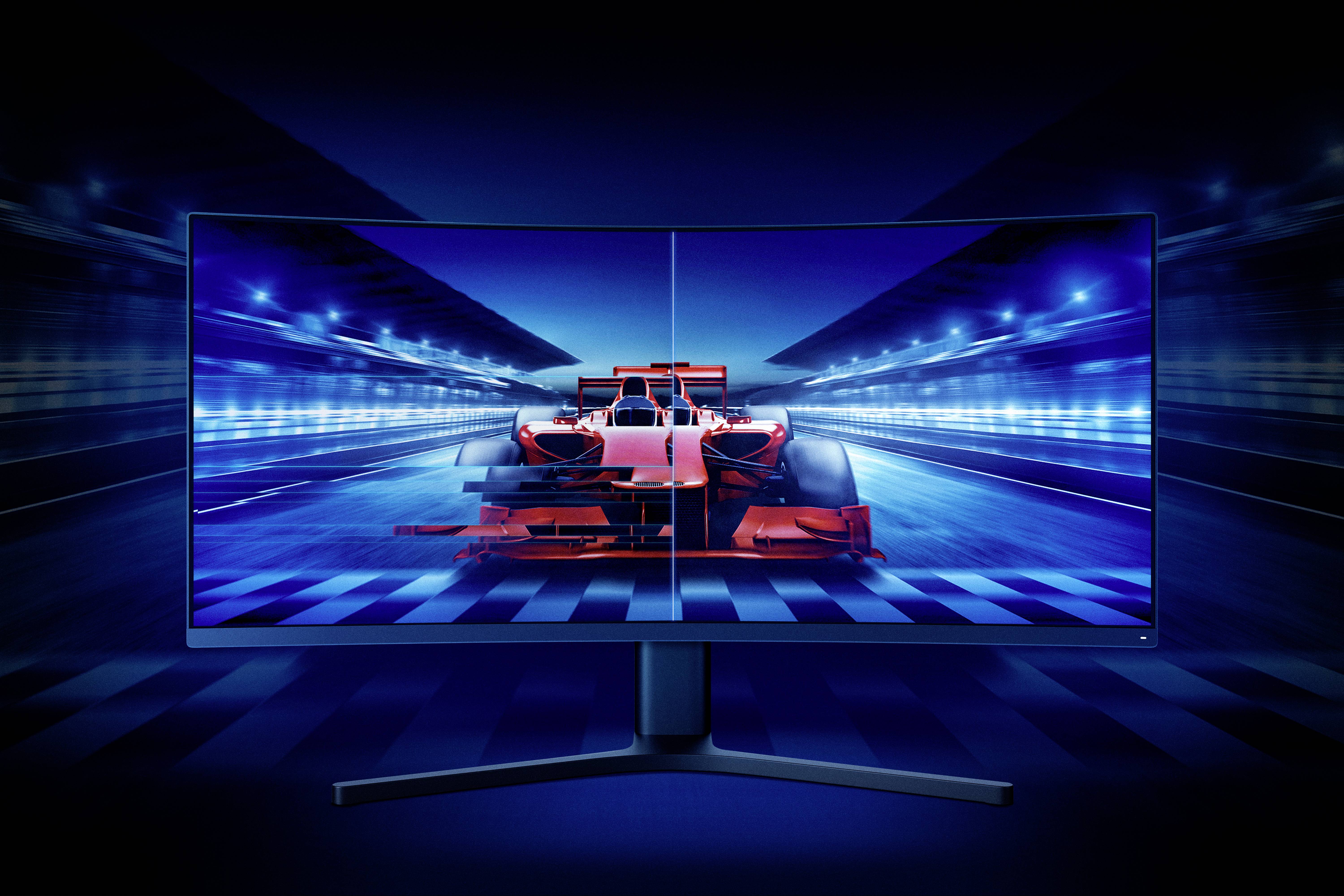 Xiaomi XM700001 Gaming screen EEC F (A - G) 86.4 cm (34 inch) 3440 x 1440 p 21:9 4 ms HDMI™, DisplayPort, Audio 2.0 (3.5-3