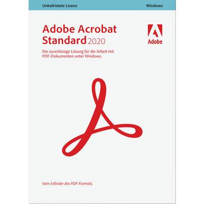 Adobe Acrobat Standard 2020 Full version, 1 licence Windows PDF