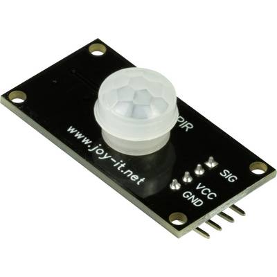 PIR Sensor Module with Lens and Connection Pins, used for Motion Detection in Electronic Projects.