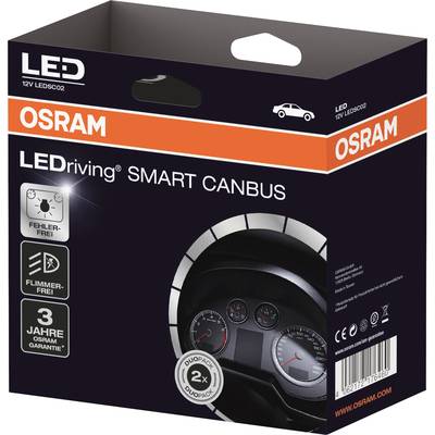OSRAM LEDriving Smart Canbus, LEDSC02-1, Bypasses the Lamp Failure