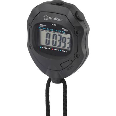 Image of Renkforce RF-SW-110 Digital stopwatch Black
