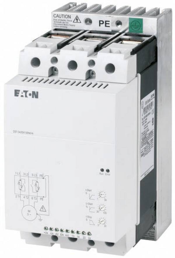 Eaton DS7-340SX135N0-N 134921 Soft starter Motor power at 400 V 75 kW Motor power at 230 V 30 kW 24 V DC Nominal current 135 A