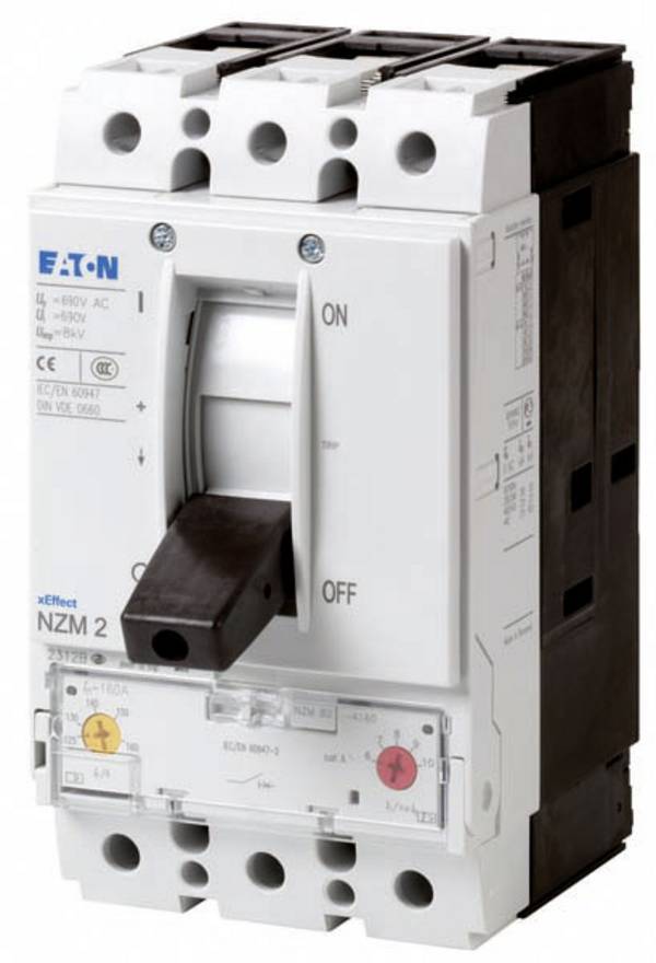 Eaton NZMN2-A160 Circuit breaker 1 pc(s) Adjustment range (amperage): 160 - 160 A Switching voltage (max.): 690 V AC