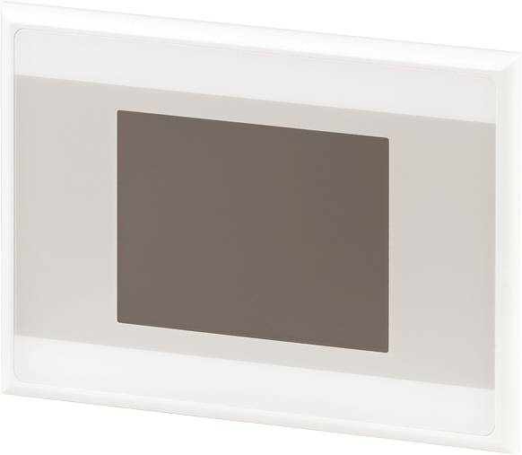 White rectangular plastic cover with a brown rectangular area in the centre.