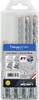 Alpen 0080705680100 Stahl Beton-Spiralbohrer-Set 5 mm 6 8 10 0080705680100 Steel Concrete twist drill bit set 5 mm, 6 mm, 8 mm, 10 mm SDS-Plus 1 Set