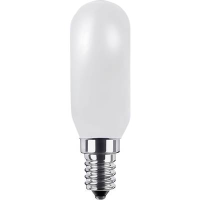 A single white light bulb with an E14 socket, vertically positioned.