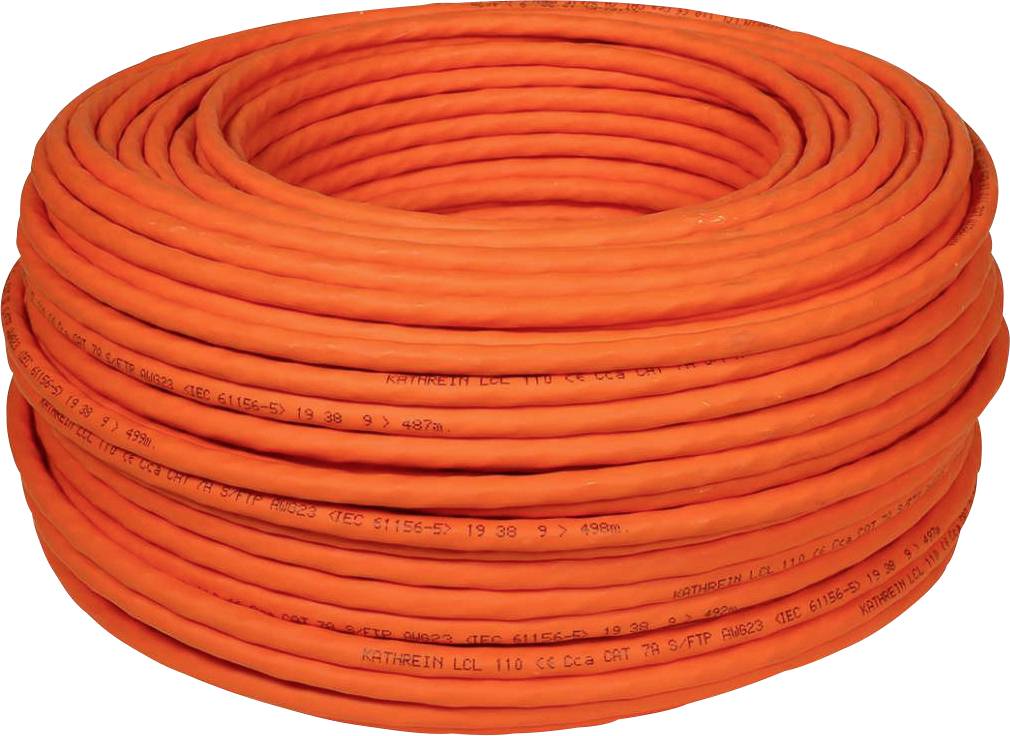 Kathrein 215500004 Network cable CAT 7a S/FTP 4 x 2 x 0.258 mm² Orange 1000 m-2