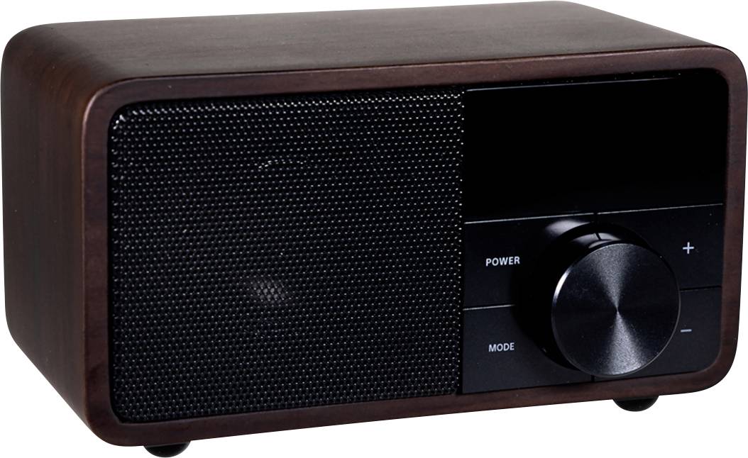 Kathrein DAB+ 1 mini Desk radio DAB+, FM Bluetooth Wood (dark)-1