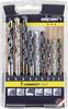 Alpen 0000802102100 TM 9 9-piece Drill bit set Metal, Stone, Concrete, Wood, Masonry 5 mm, 6 mm, 8 mm
