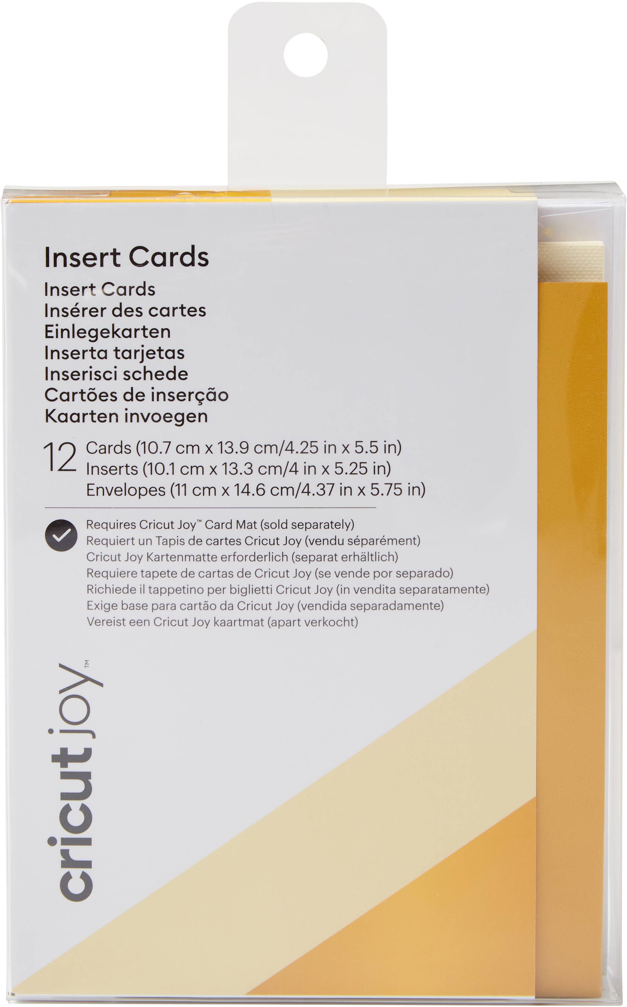 Image of Cricut Gold Holographic Card set Cream, Gold effect