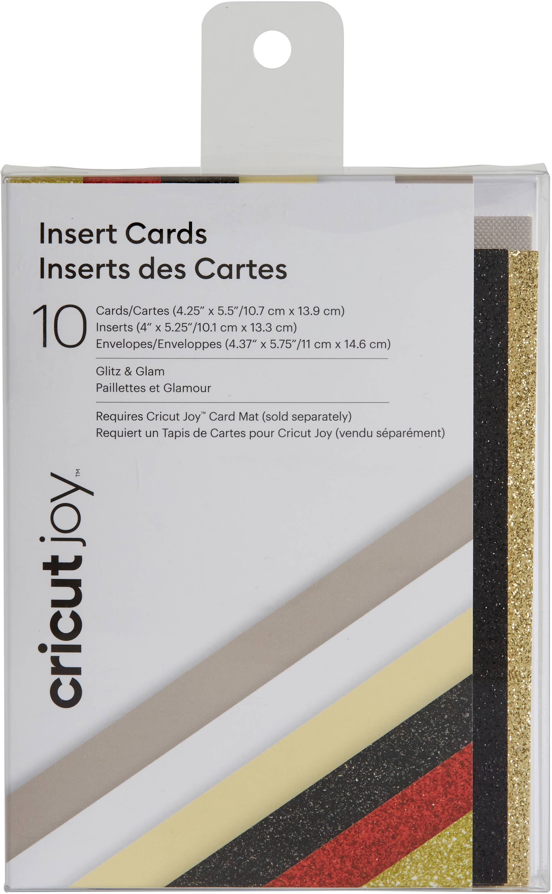 Image of Cricut Glitzer & Glam Card set Taupe, Cream, White