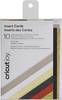 Cricut Glitzer & Glam Card set Taupe, Cream, White