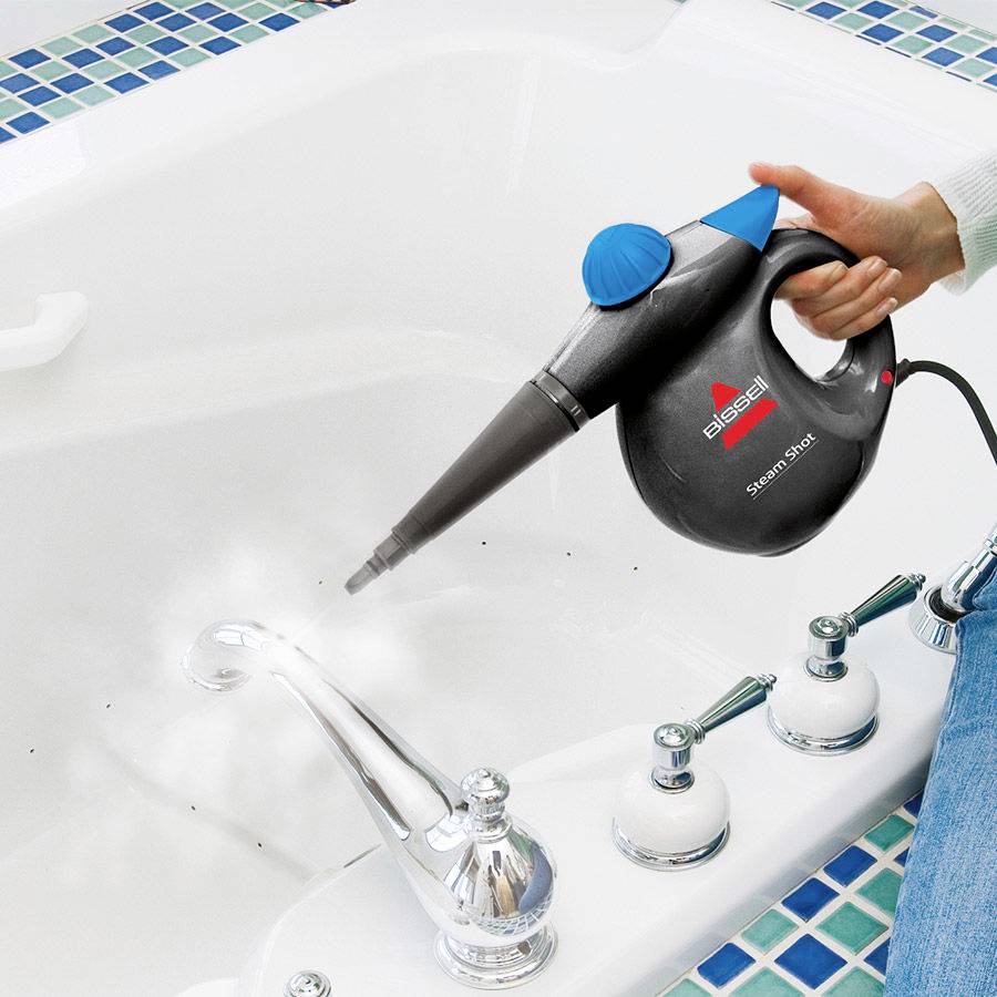 Bissell SteamShot Titanium Steam cleaner 2635J Blue, Titanium | Conrad.com
