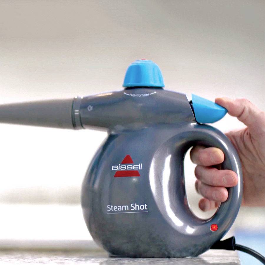 Bissell SteamShot Titanium Steam cleaner 2635J Blue, Titanium | Conrad.com