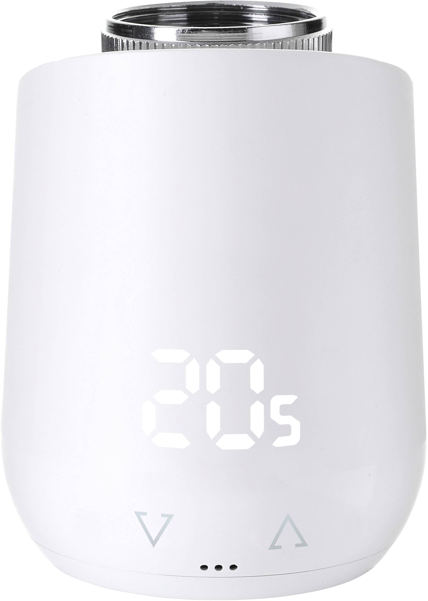 A white device with a digital display shows '20s'. The upper part is reflective, possibly a timer or kitchen appliance.