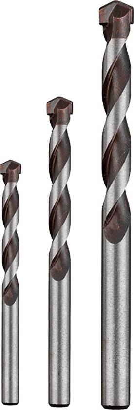kwb 044568 Chromium molybdenum steel Concrete twist drill bit set 3-piece 5 mm, 6 mm, 8 mm Cylinder shank 1 pc(s)