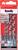 Drill Bit Set in Red Case with Illustration: 4 Drill Bits for Metal, Wood and Concrete. Sizes: 5, 6, 8, 10 mm. Brand: kwb Germany.