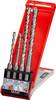 kwb 240400 40Cr steel Hammer drill bit 4-piece 5 mm, 6 mm, 8 mm, 10 mm Total length 110 mm SDS-Plus 1 Set