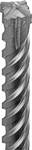 CROSS-TIP HAMMER DRILL, TIP 4-EDGED